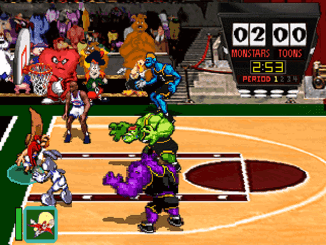 Space Jam's background