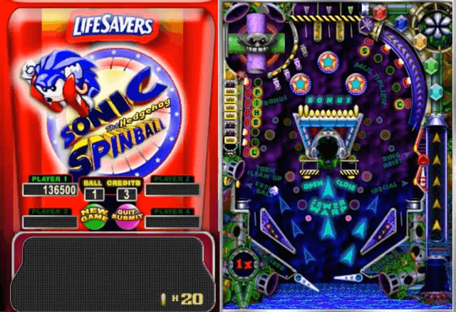 Sonic Spinball: Life Savers's background