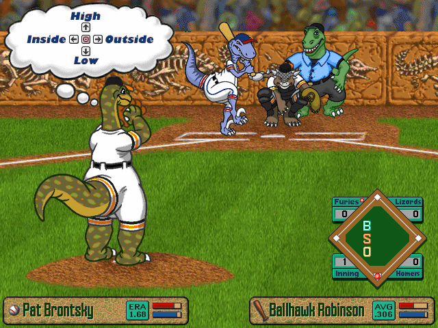 DinoMight Baseball's background