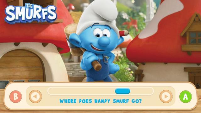 The Smurfs: Learn and Play's background