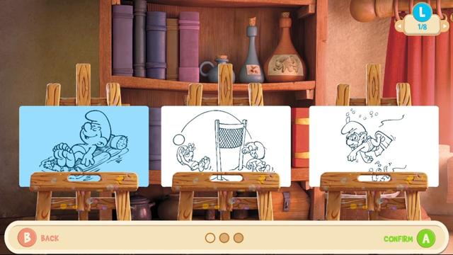 The Smurfs: Colorful Stories's background