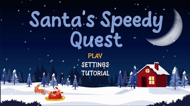Santa's Speedy Quest's background