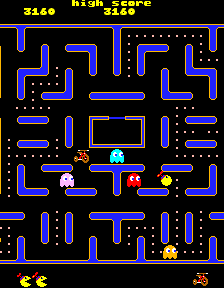 Jr. Pac-Man's background