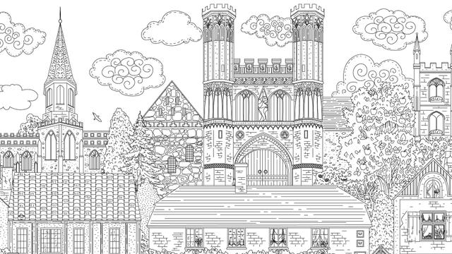 Cats Hidden in England's background