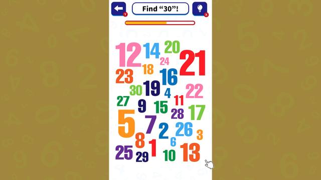 Brain Training!! Number Search's background