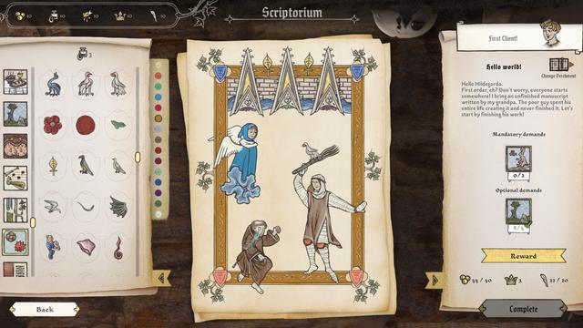 Scriptorium: Master of Manuscripts's background