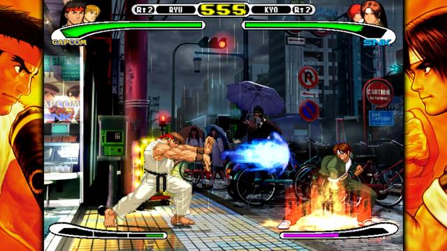 Capcom Fighting Collection 2's background
