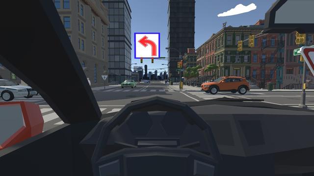 Car Turning Simulator's background