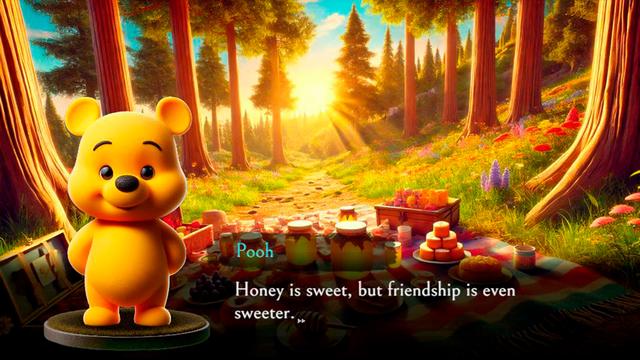 Winnie the Pooh: Honey for All's background