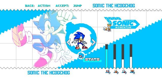 Sonic Momentum's background