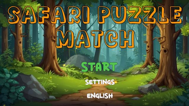 Safari Puzzle Match's background