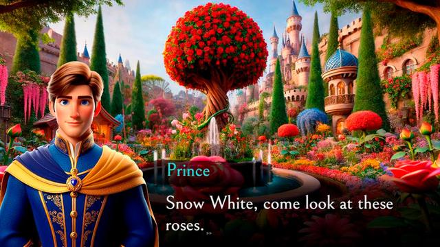 Princess Snow White: The Enchanted Mirror's background