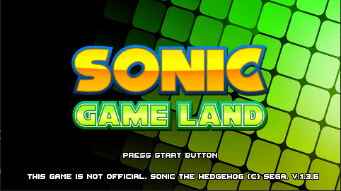 Sonic Game Land's background