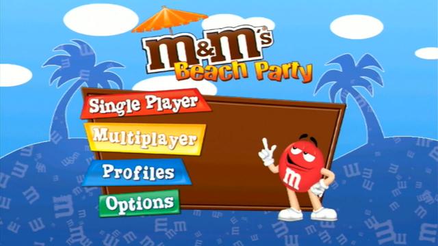 M&M's Beach Party's background