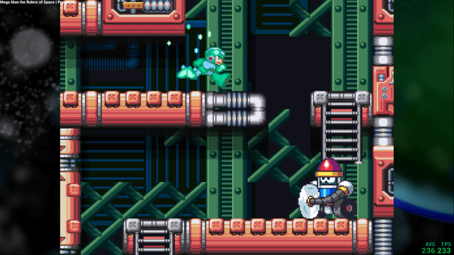 Mega Man: The Rulers of Space's background