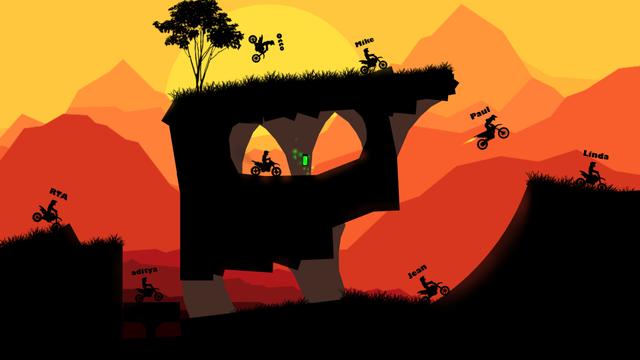 Sunset Racer's background