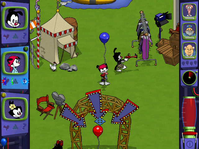 Animaniacs Splat Ball's background