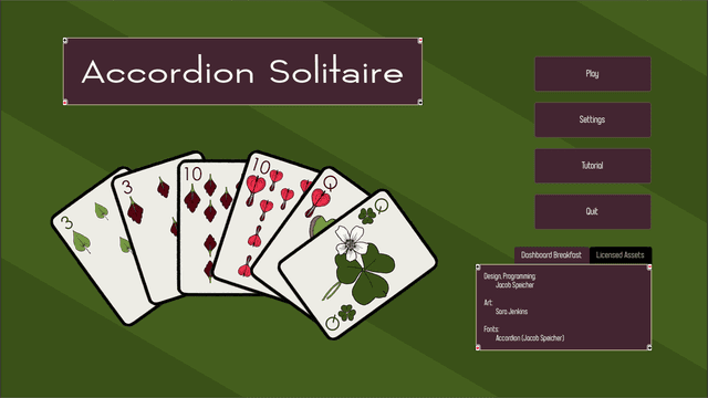 Accordion Solitaire's background