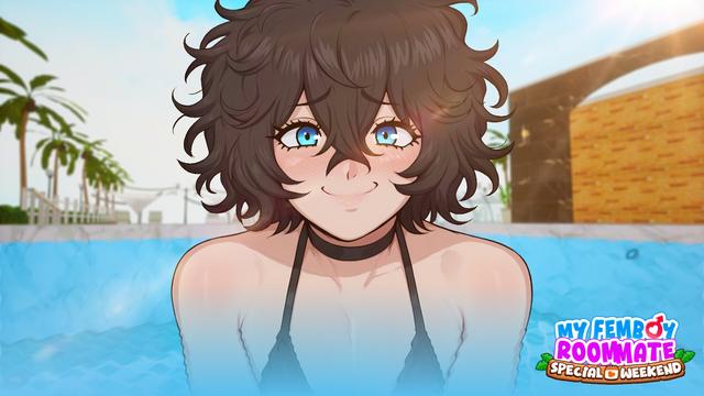 My Femboy Roommate: Special Weekend's background