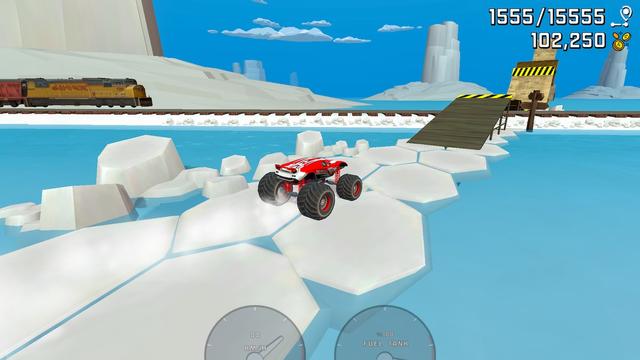 Monster Ramp Racing's background