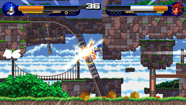 Sonic Breaking Point's background