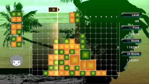 Lumines Live!'s background