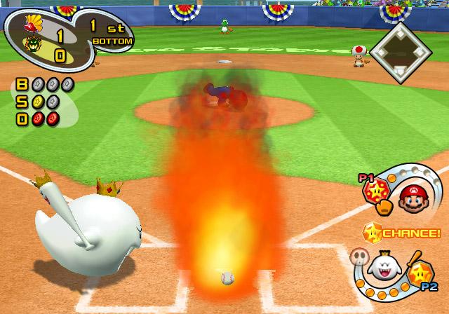 Mario Superstar Baseball's background