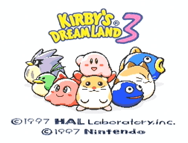 Kirby's Dream Land 3's background