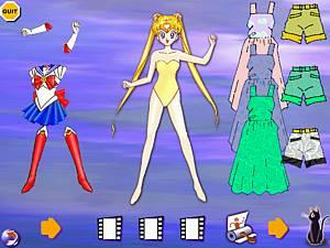 The 3D Adventures of Sailor Moon's background