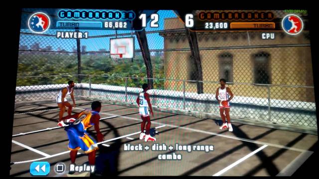 NBA Street Showdown's background