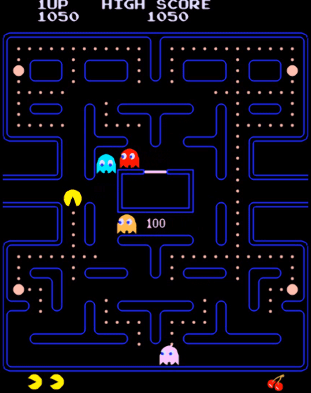 Pac-Man's background