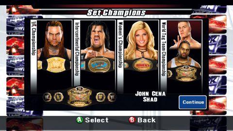 WWE SmackDown vs. Raw 2008's background