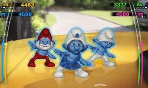 The Smurfs Dance Party's background