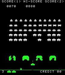 Space Invaders's background