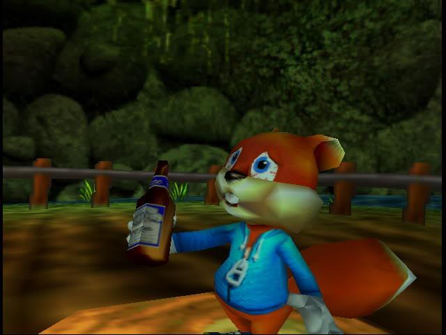 Conker's Bad Fur Day's background