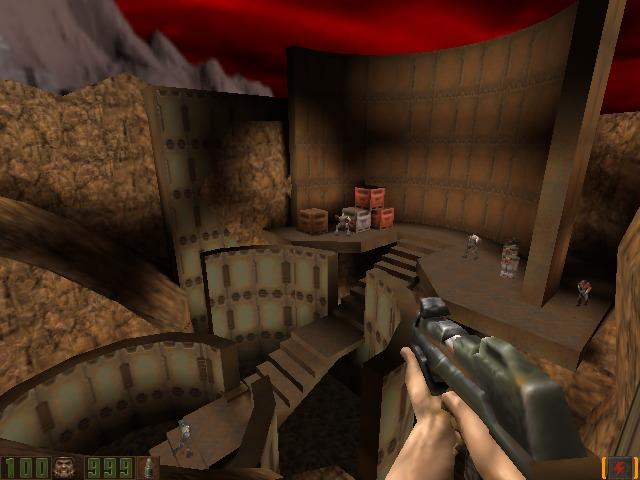 Quake II's background