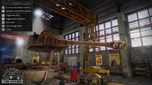 Tank Mechanic Simulator's background