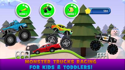 Monster Trucks Kids Racing Game's background