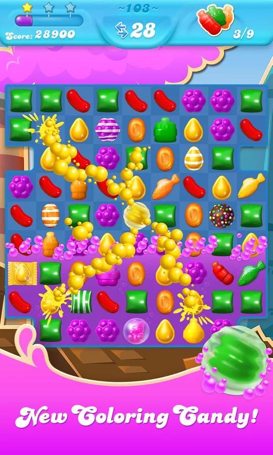 Candy Crush Soda Saga's background