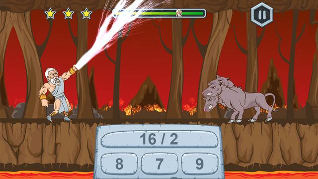 Zeus vs Monsters: Math Game for Kids's background