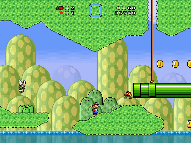 Super Mario Megamix's background