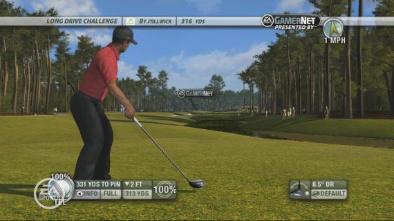 Tiger Woods PGA Tour 09's background