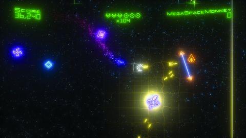 Geometry Wars: Retro Evolved 2's background