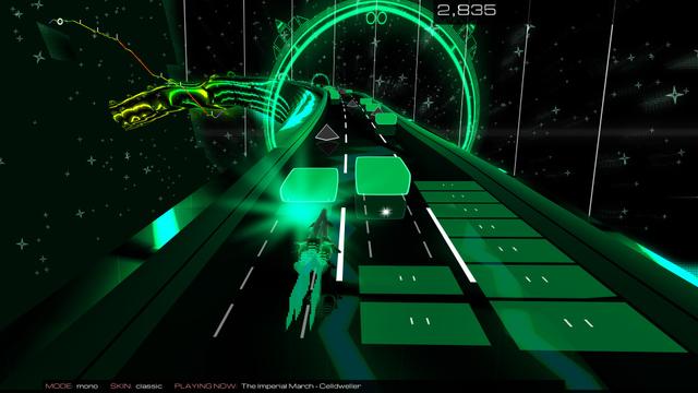 Audiosurf 2's background