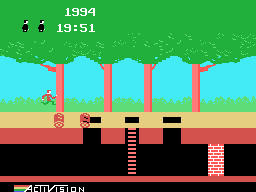 Pitfall!'s background