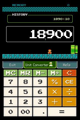 Mario Calculator's background