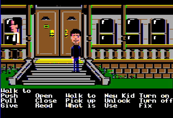 Maniac Mansion's background