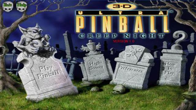 3-D Ultra Pinball: Creep Night's background