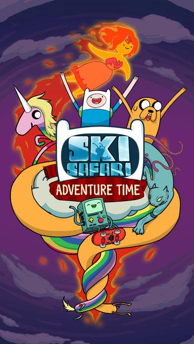 Ski Safari: Adventure Time's background