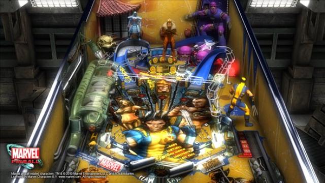 Marvel Pinball's background